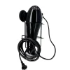 Porta phon Bestlock in metallo laccato nero