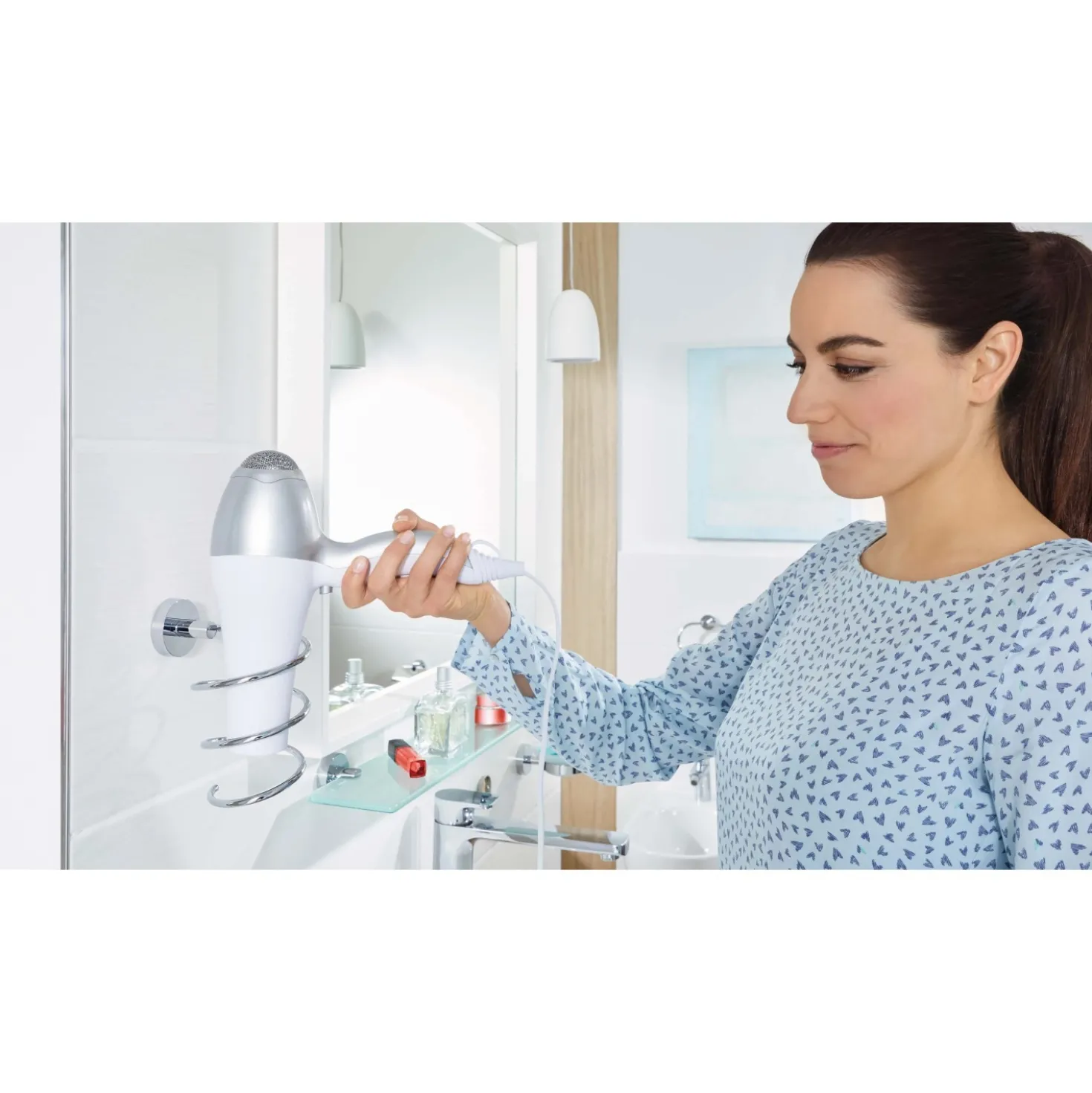 Porta phon Smooz SO440 cromato