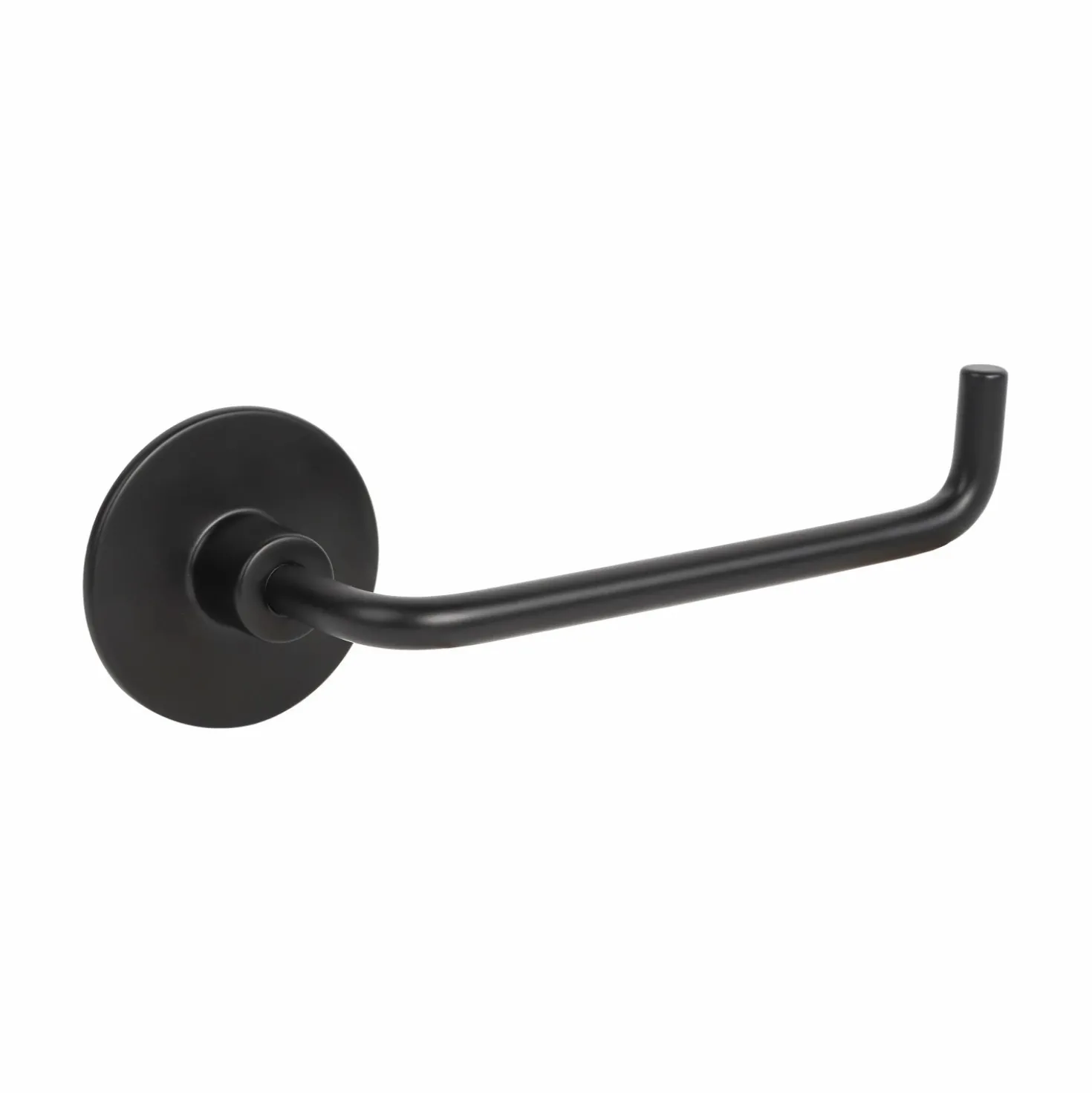 Porta rotolo in acciaio Wind 24,5x8 cm nero