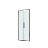 Porta saloon doccia 2 ante estensione cm 87-91 cromo stampato
