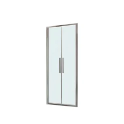 Porta saloon doccia 2 ante estensione cm 77-81 cromo stampato