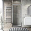 Porta saloon doccia 77/81 cm cromo