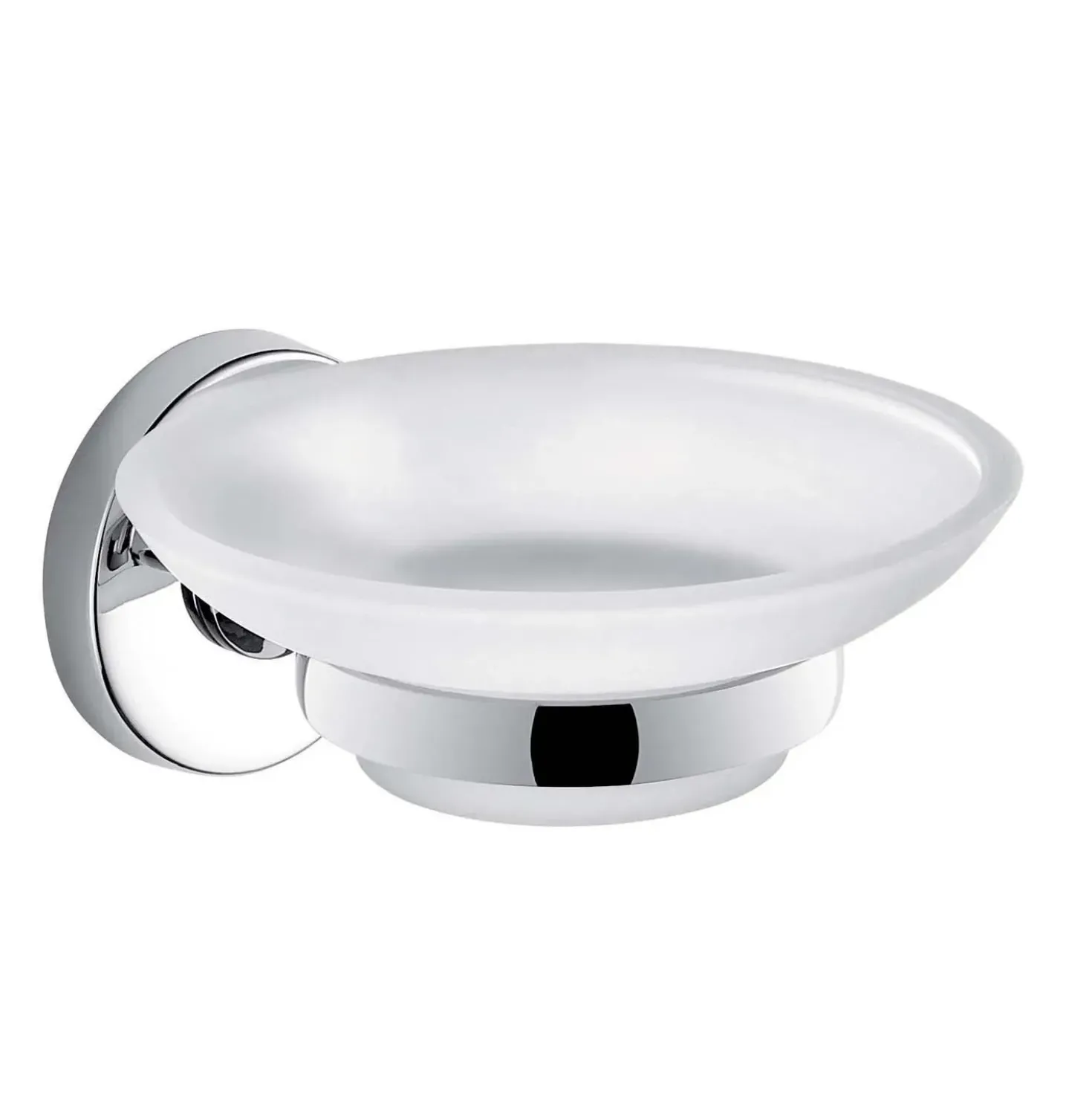 Porta sapone Felce Plus cromato con biadesivo
