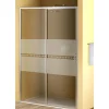 Porta scorrevole doccia 1 anta Bild L96/102xH190 cm bianco opaco