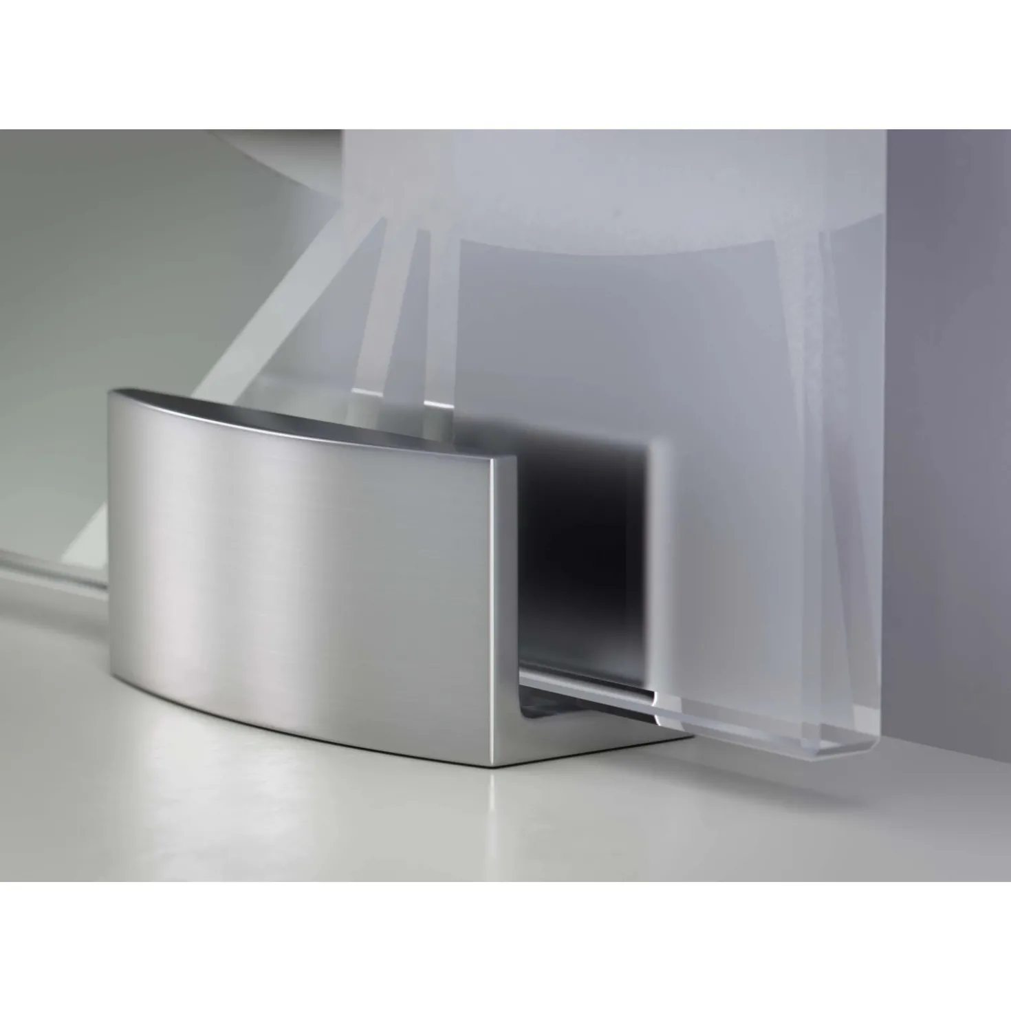 Porta scorrevole esterno muro in cristallo satinato 76x215 cm