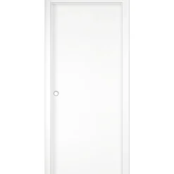 Porta scorrevole reversibile Badia bianca 210x80 cm