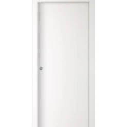 Porta scorrevole reversibile Badia bianca 210x80 cm