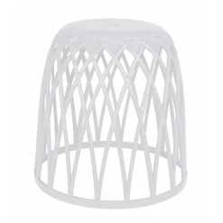 Portabiancheria e sgabello da bagno Wenko Omio Ø 43,5 cm bianco