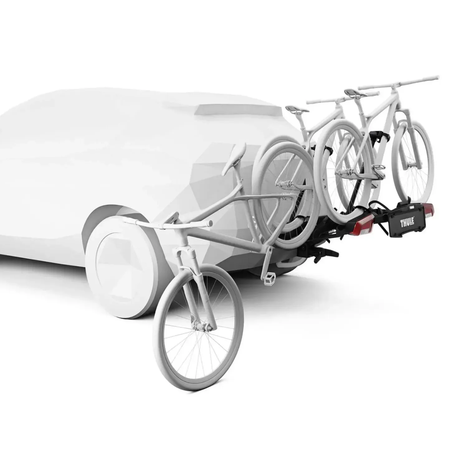 Portabici da gancio traino Outpace 3 bici 13 poli