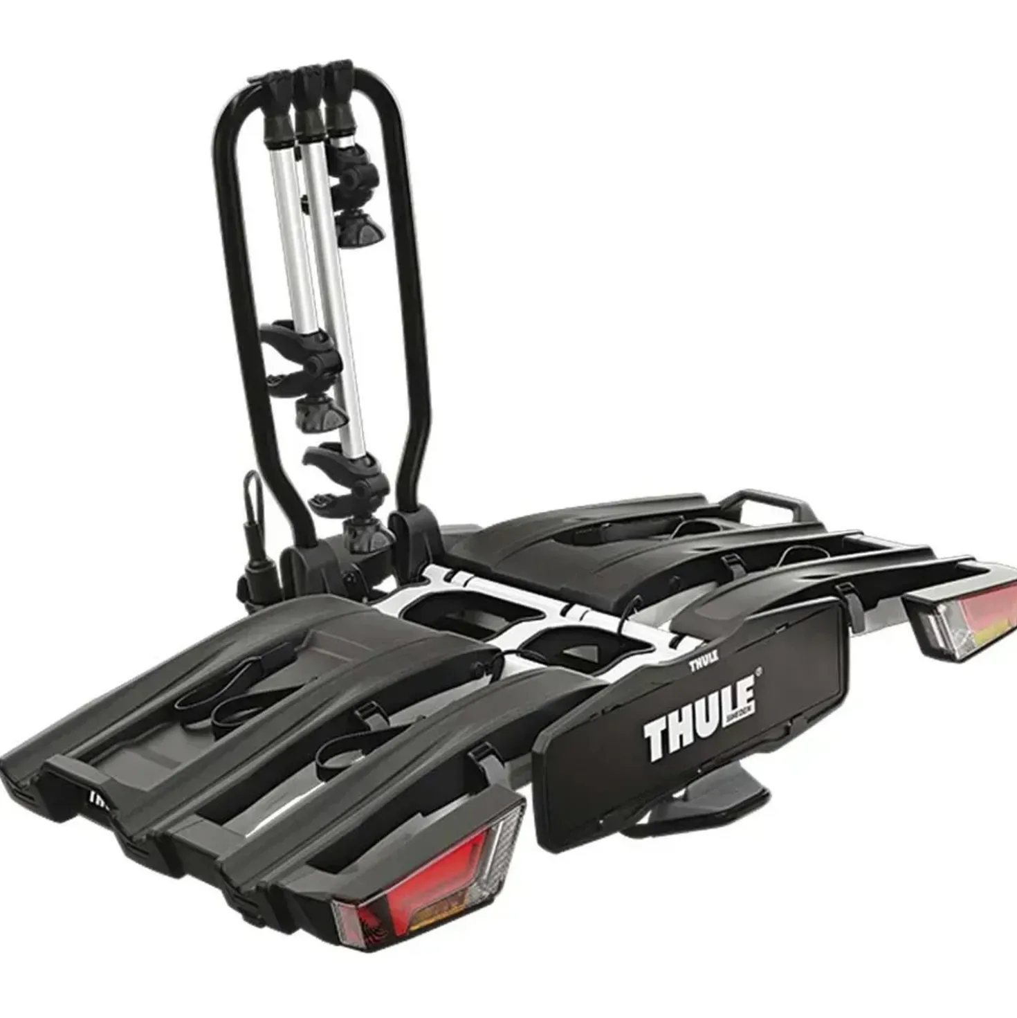 Portabici da gancio traino EasyFold XT 3 bici 13 poli