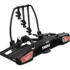 Portabici da gancio traino VeloSpace XT 3 bici 13 poli nero