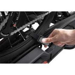 Portabici da gancio traino VeloSpace XT 3 bici 13 poli nero