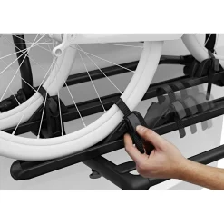 Portabici posteriore per auto WonderWay 2 bici nero