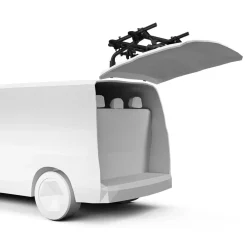 Portabici posteriore per auto WonderWay 2 bici nero