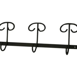 Portabito in ferro battuto leggero 3 posti 225 x 60 mm