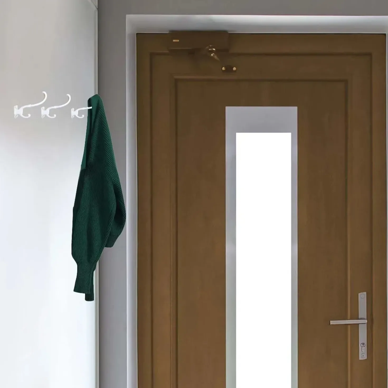 Portabito in zama 80x30 mm bianco opaco