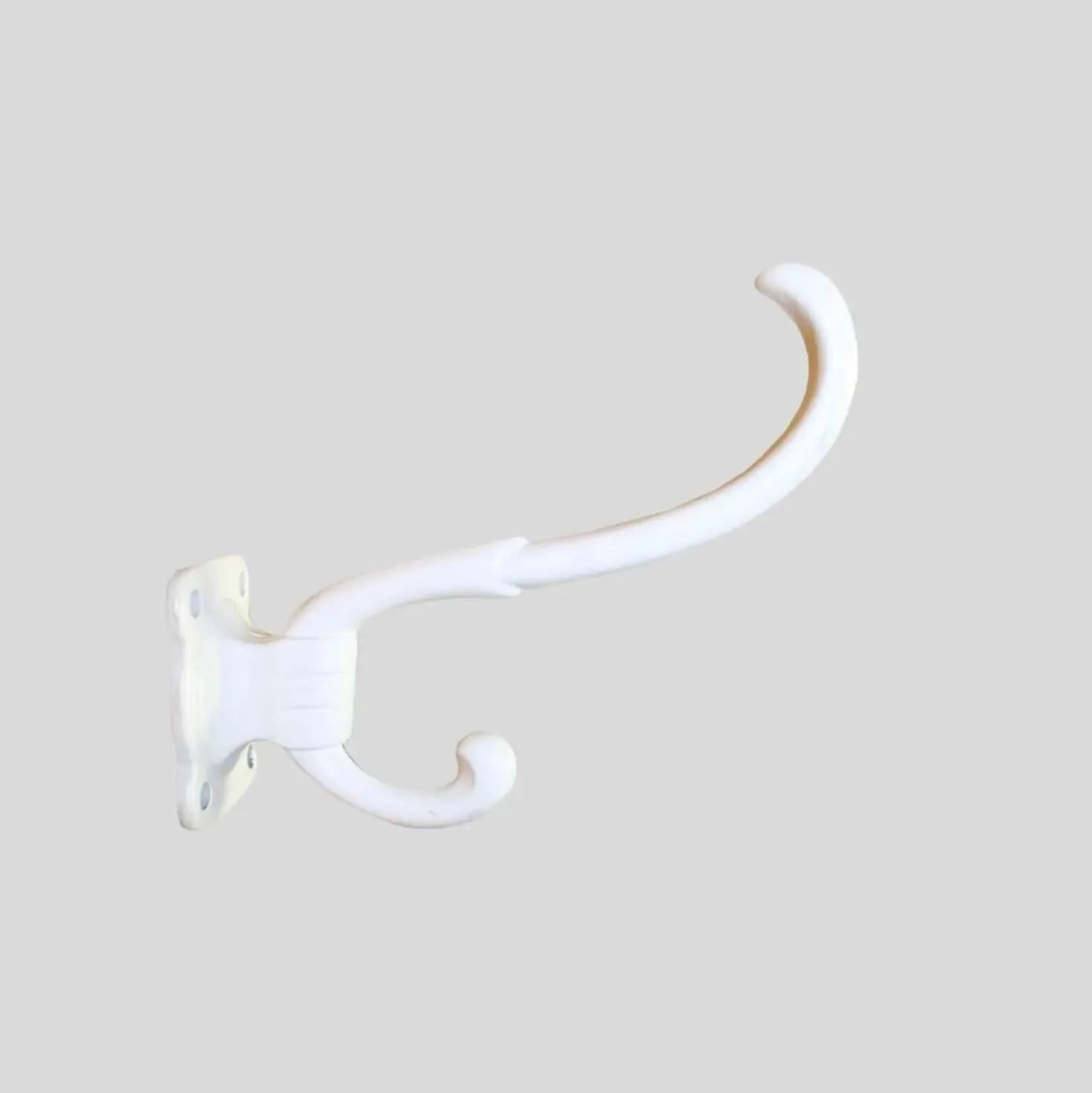 Portabito in zama 80x30 mm bianco opaco