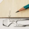 Portachiavi in acciaio 65x15x5 mm