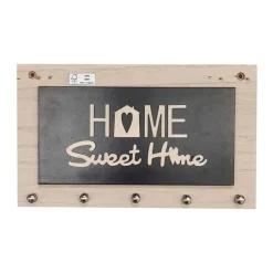 Portachiavi in mdf "home sweet home"