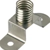 Portalampada E10 con alette OBI argento 5 pz