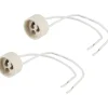 Portalampada OBI lampadina alogena ad alto voltaggio GZ10/GU10 2 pz