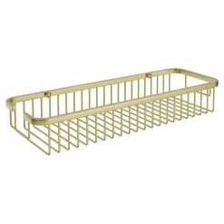 Portaoggetti doccia Idrostile 392x60 mm Oro spazzolato