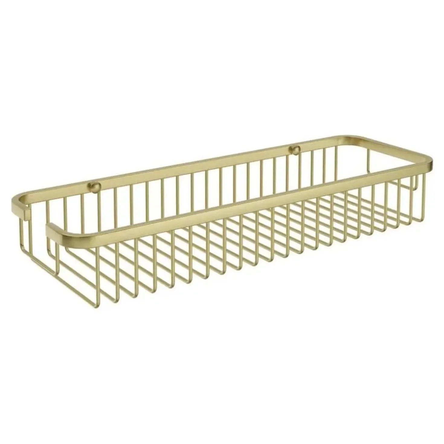 Portaoggetti doccia Idrostile 392x60 mm Oro spazzolato