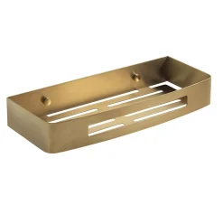 Portaoggetti doccia Nerva rettangolare inox 304 oro spazzolato