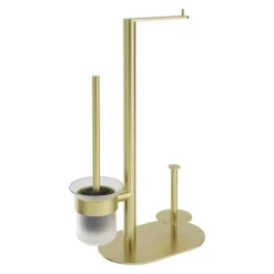 Portarotolo 3 funzioni Idrostile 330x527 mm oro spazzolato