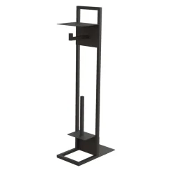 Portarotolo con ripiano Idrostile Cascorro 305x800 mm nero