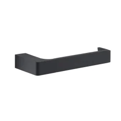Portarotolo Pirenei in acciaio inox nero opaco