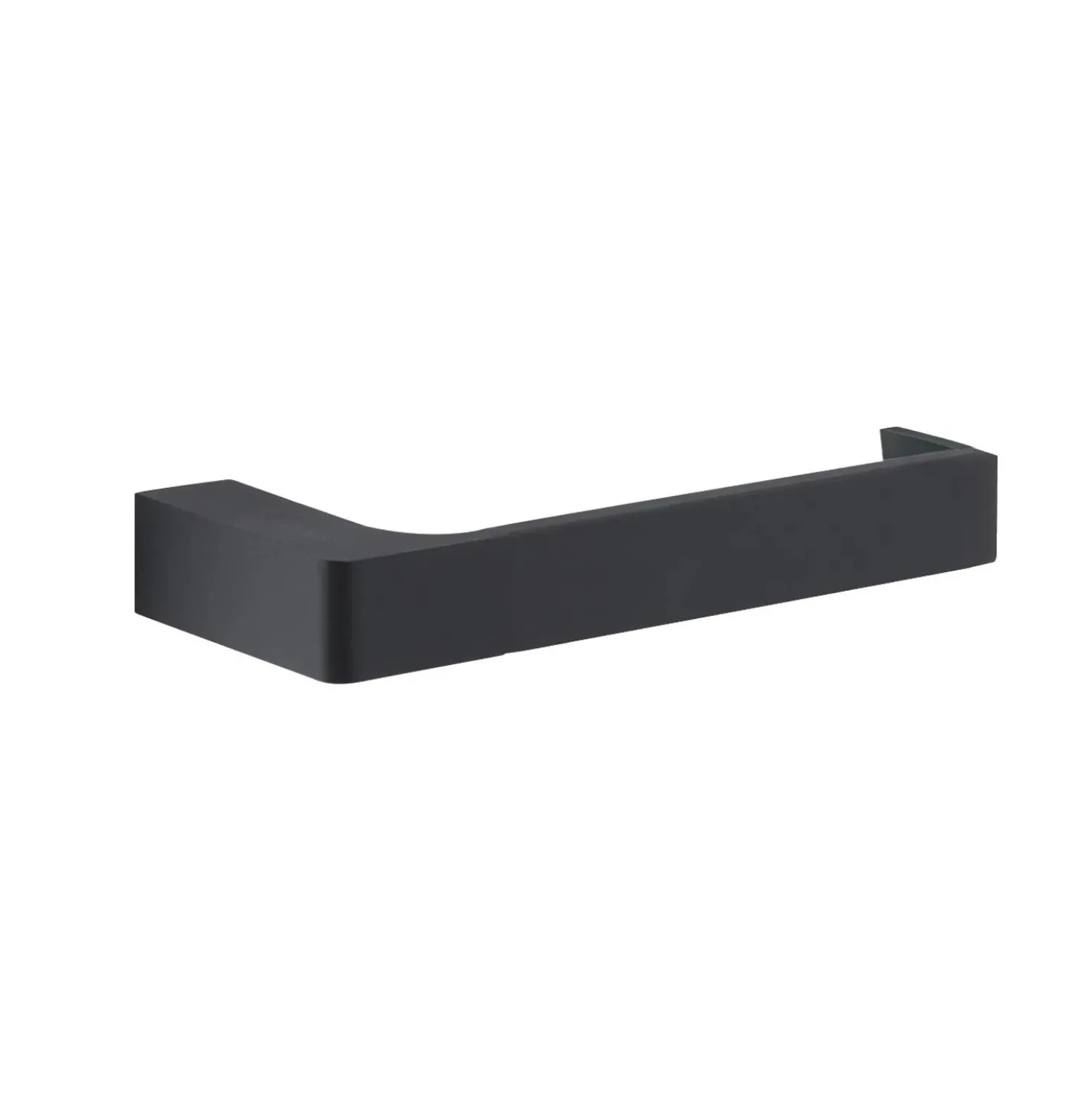 Portarotolo Pirenei in acciaio inox nero opaco