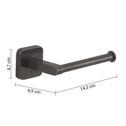 Portarotolo Tonga gun metal