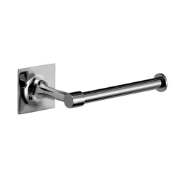 Portarotolo Wizard in ottone cromo