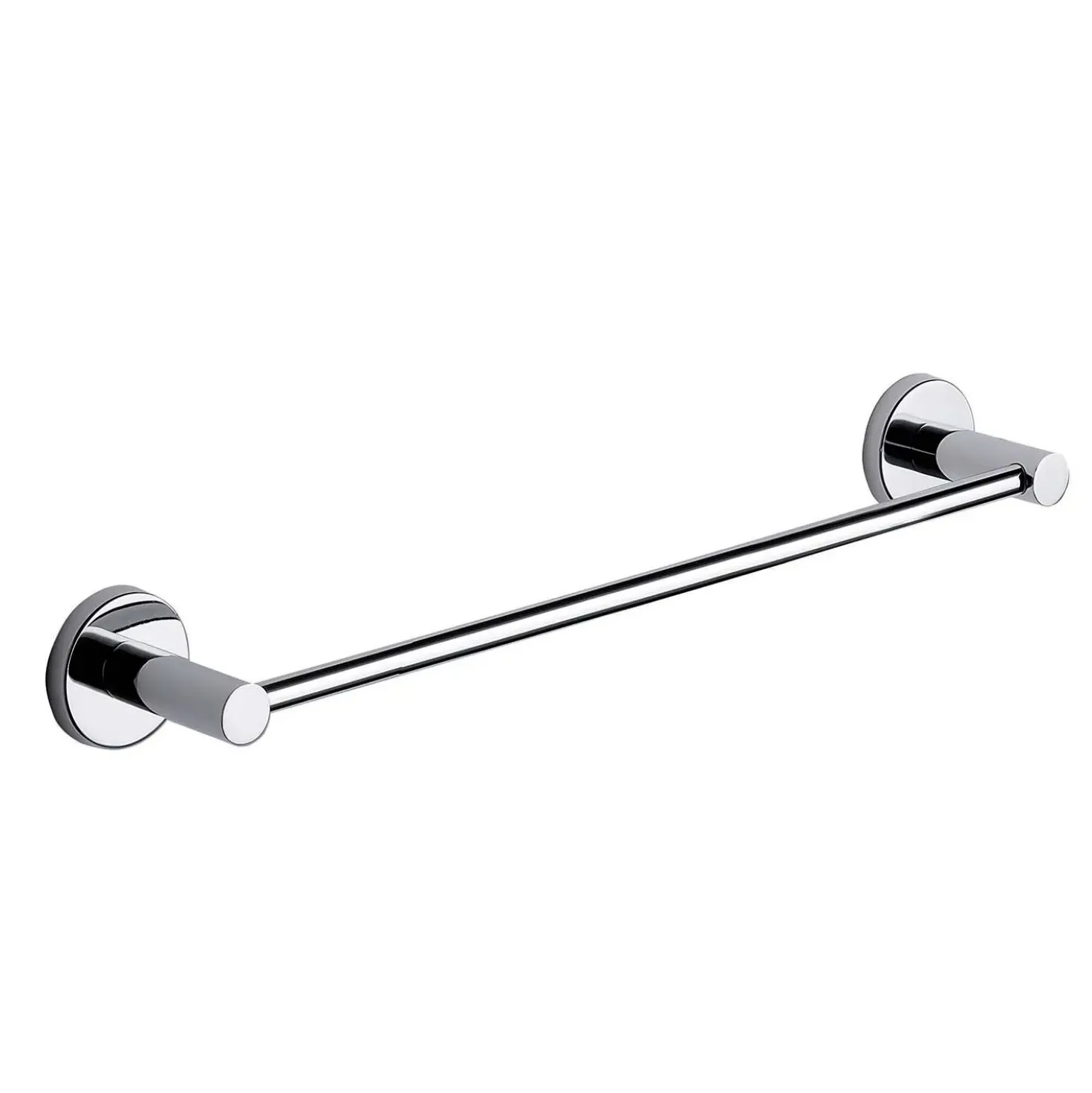 Portasalviette Felce Plus 35 cm cromato con biadesivo
