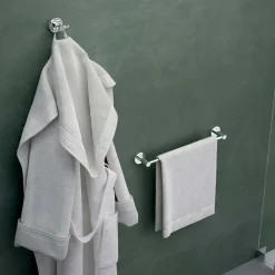 Portasalviette Felce Plus 60 cm cromato con biadesivo