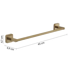 Portasalviette Tonga 45 cm oro matt