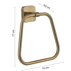Portasalviette Tonga ad anello oro matt