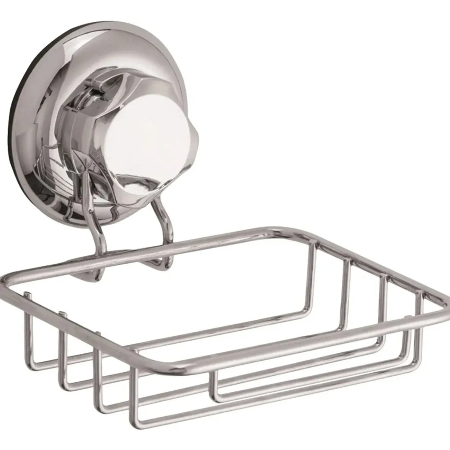 Portasapone bagno Best Lock Bath in metallo antiruggine cromo