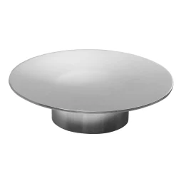 Portasapone bagno Betty in acciaio inox e resina cromo