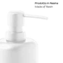 Portasapone bagno Brenda in resina bianco matt