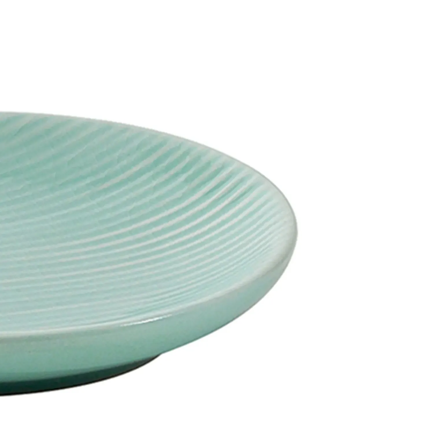 Portasapone bagno Sabina in ceramica acquamarina