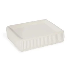 Portasapone da appoggio Zoè in ceramica bianco