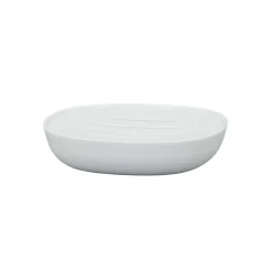Portasapone in plastica Kubik bianca