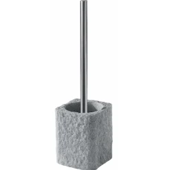 Portascopino bagno Aries H 40 cm grigio