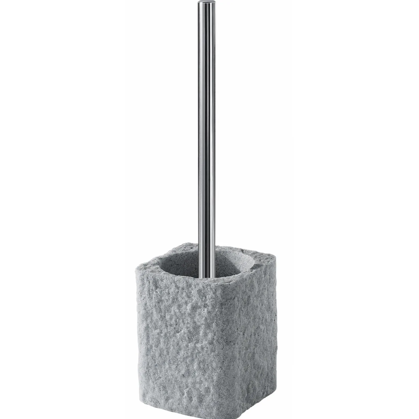 Portascopino bagno Aries H 40 cm grigio
