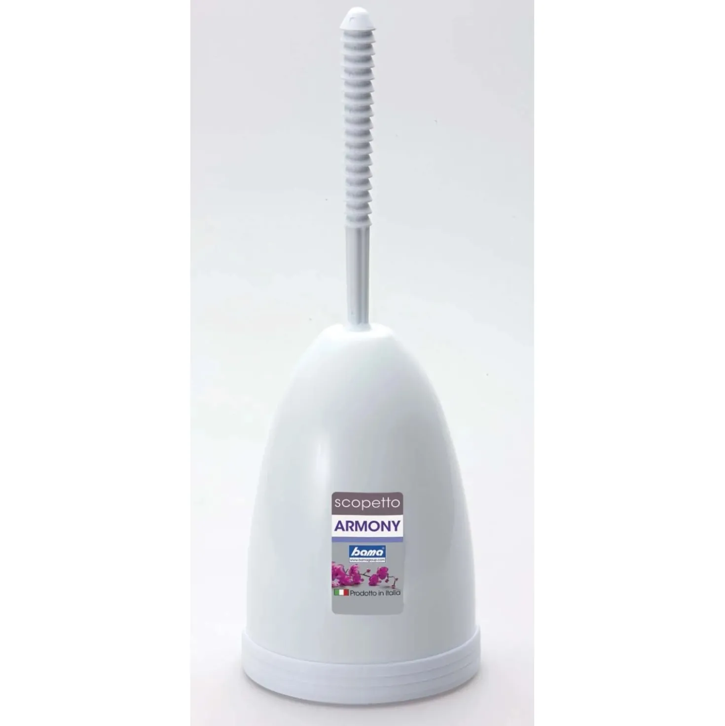 Portascopino bagno Armony H 39 cm bianco