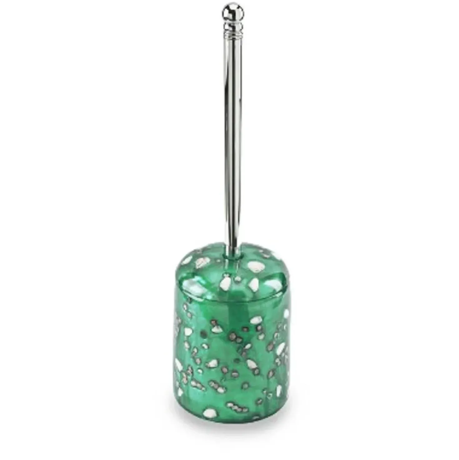 Portascopino bagno Caribe H 30 cm verde