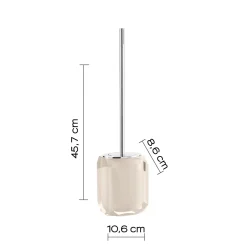 Portascopino bagno Chanelle H 45,7 cm tortora chiaro