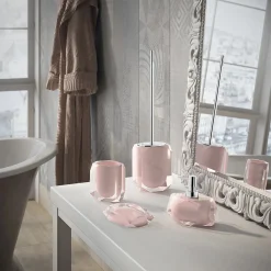 Portascopino bagno Chanelle H 45,7 cm rosa